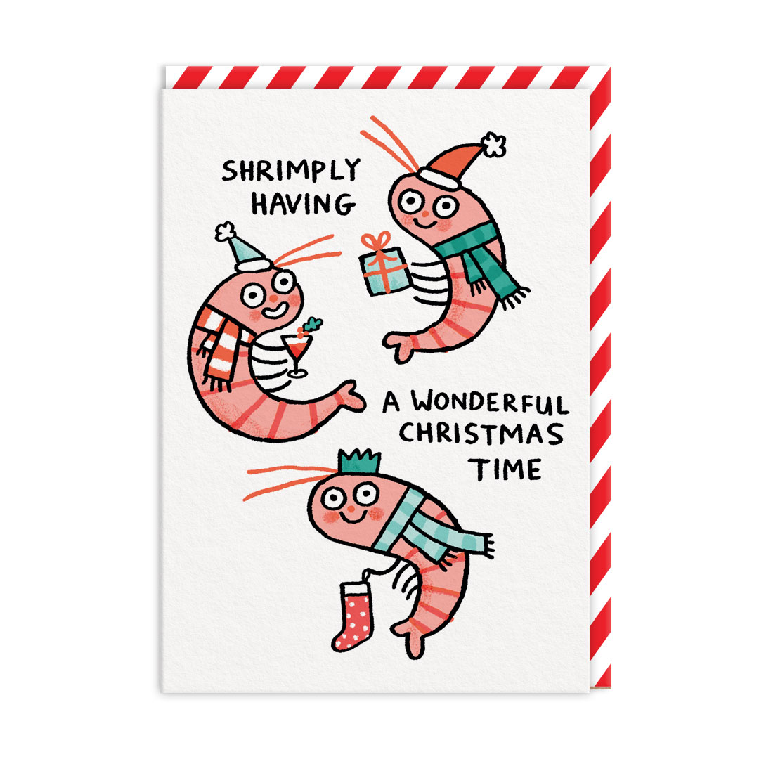 Picture of Shrimply Wonderful Christmas Greeting Card (12891)