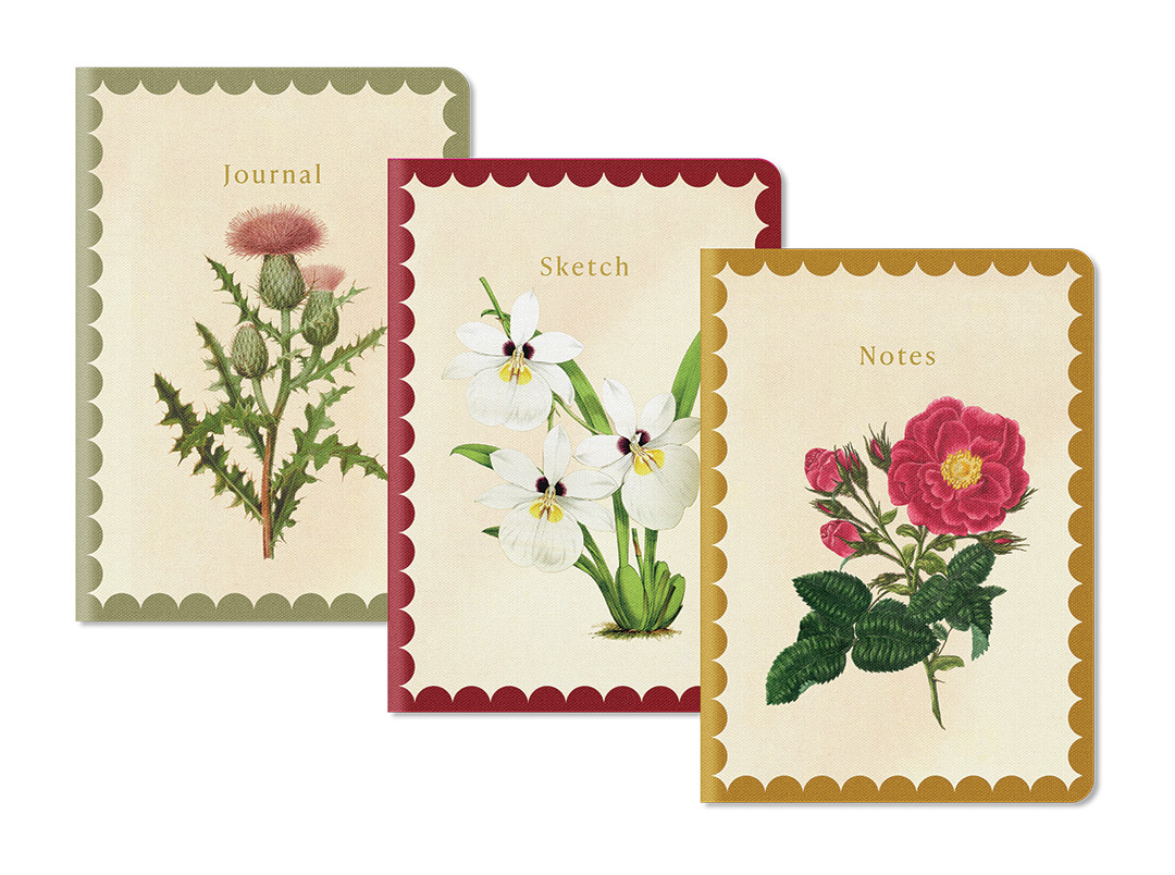 Picture of Natural World  3x Stitched Notebook Set (12901)