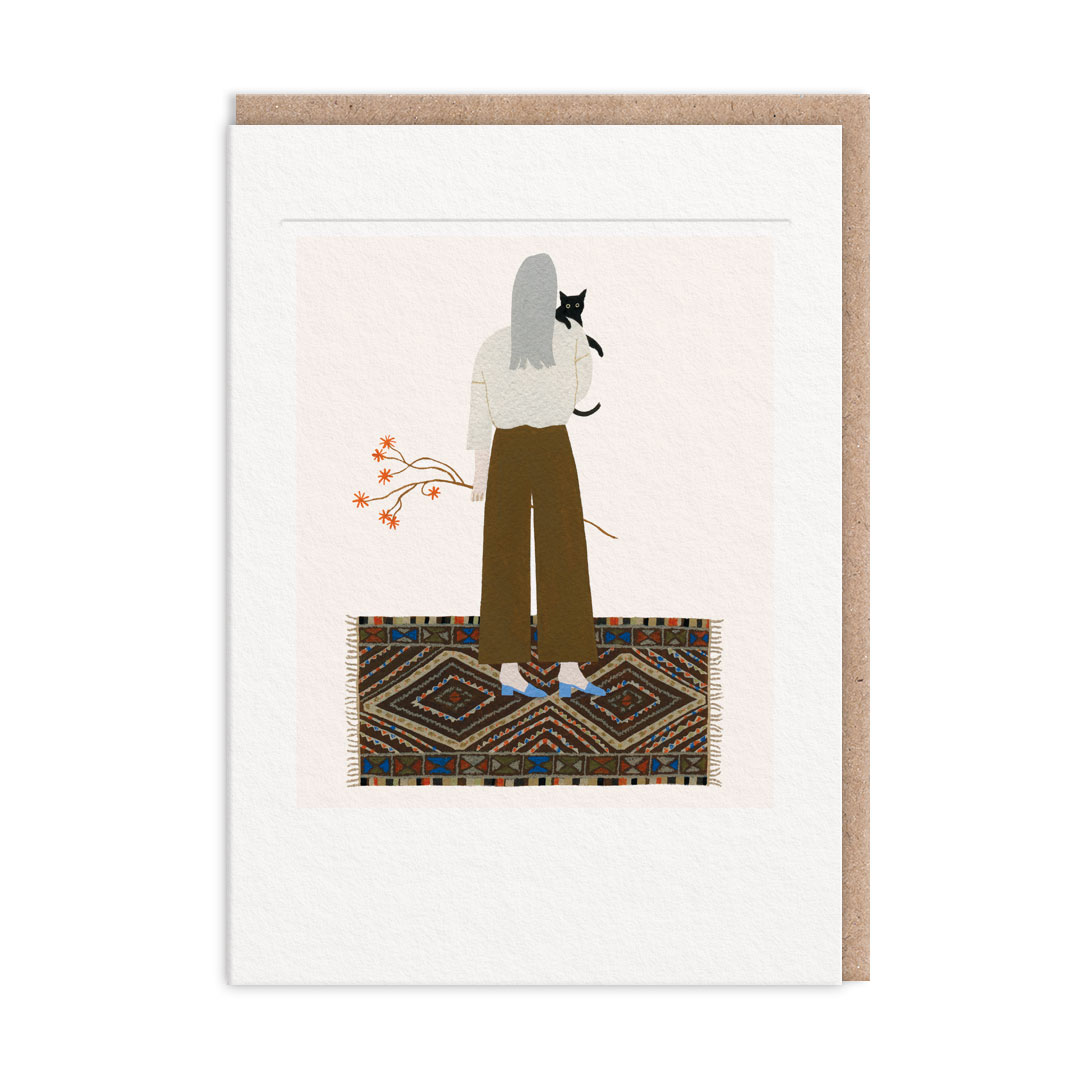 Picture of Cat Lady Greeting Card (12911)