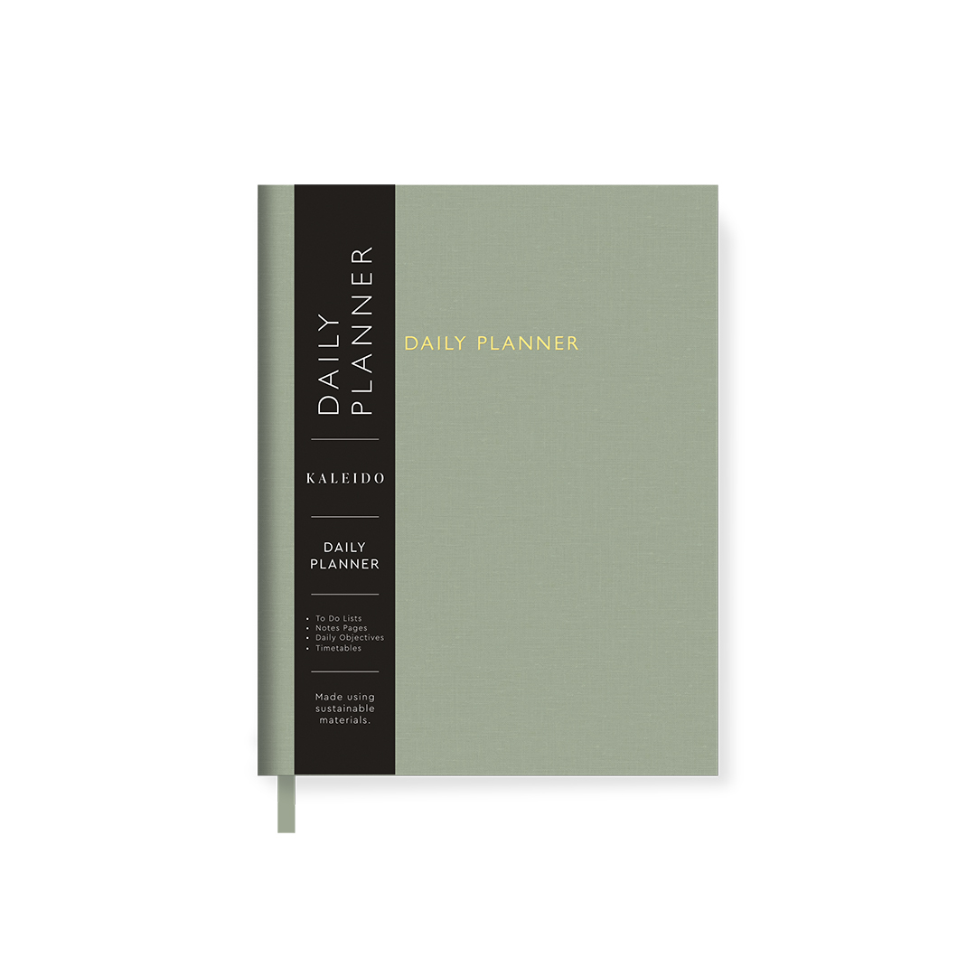 Picture of Sage Fabric Daily Planner (B6) (12920)