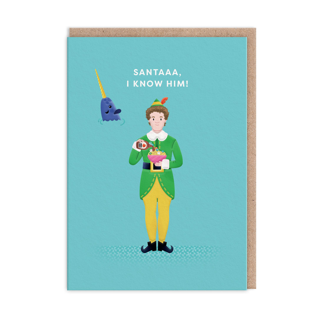 Picture of Elf Greeting Card (12922)