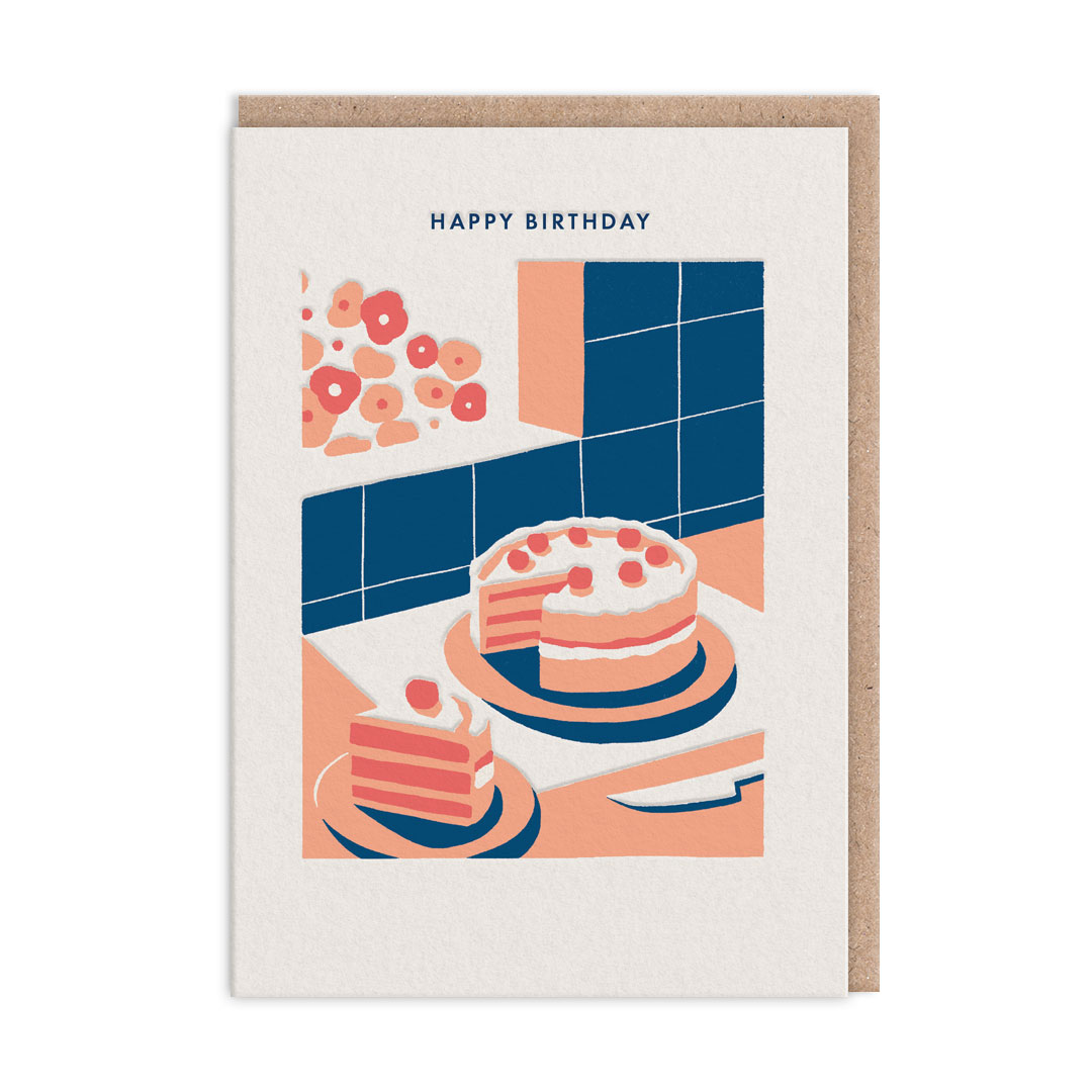 Picture of Cake Greeting Card (12928)