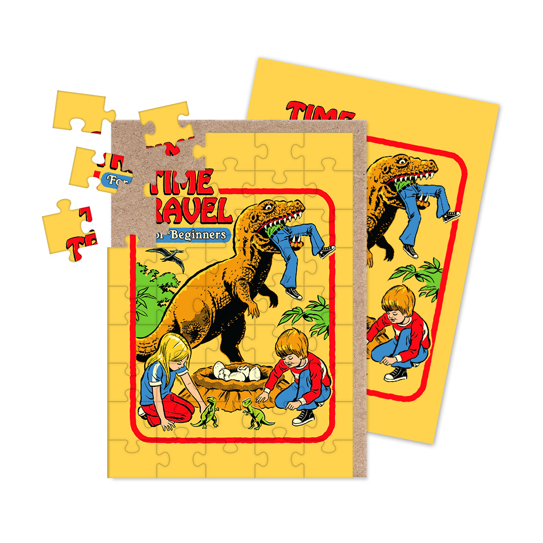 Picture of Time Travel Jigsaw Greeting Card (12947)