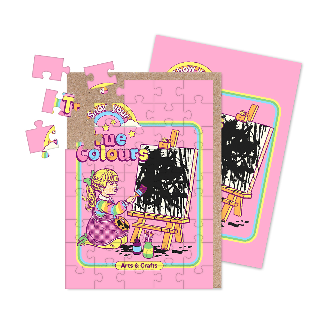 Picture of True-Colours Jigsaw Greeting Card (12948)