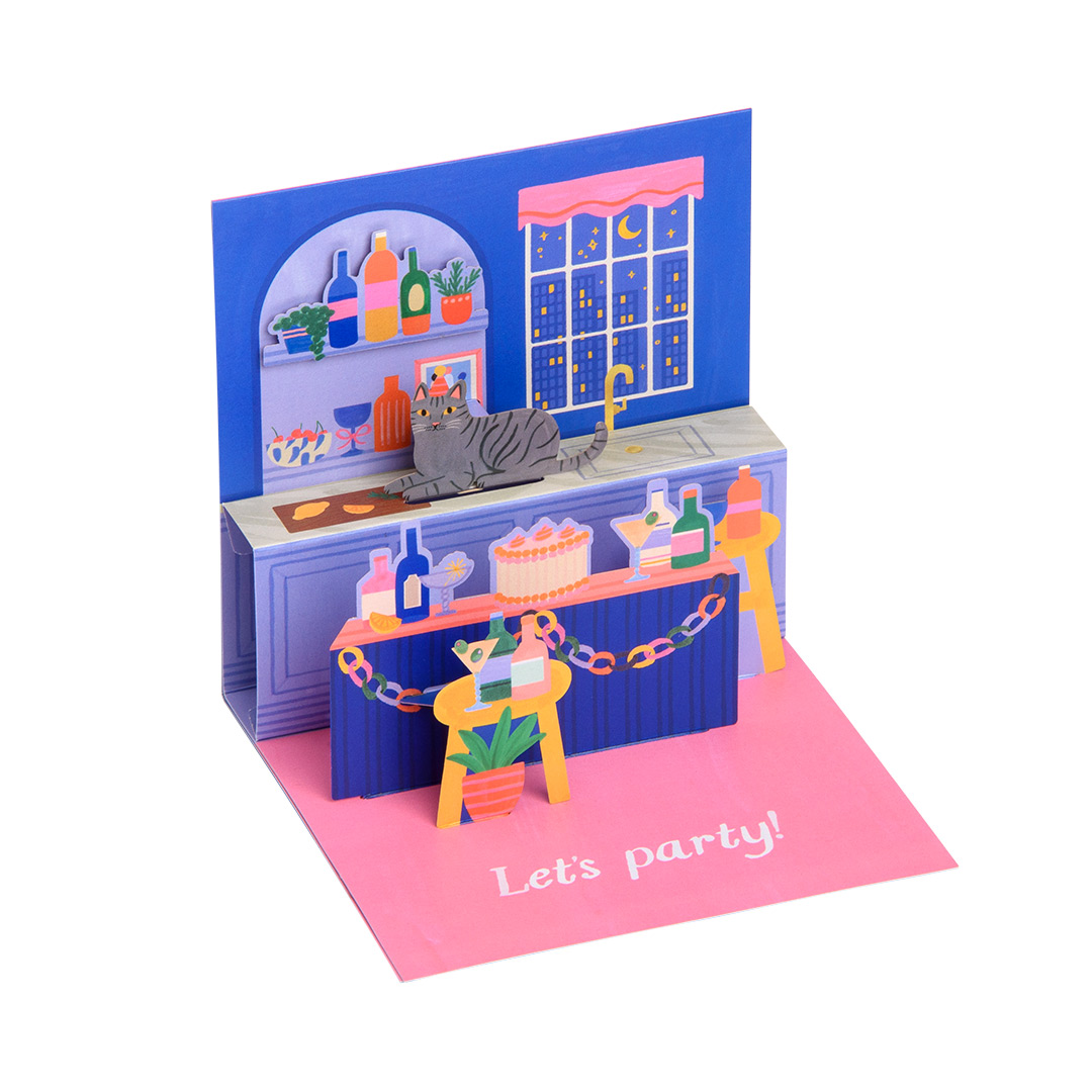 Picture of Sip Sip Horay Pop-up Greeting Card (13007)