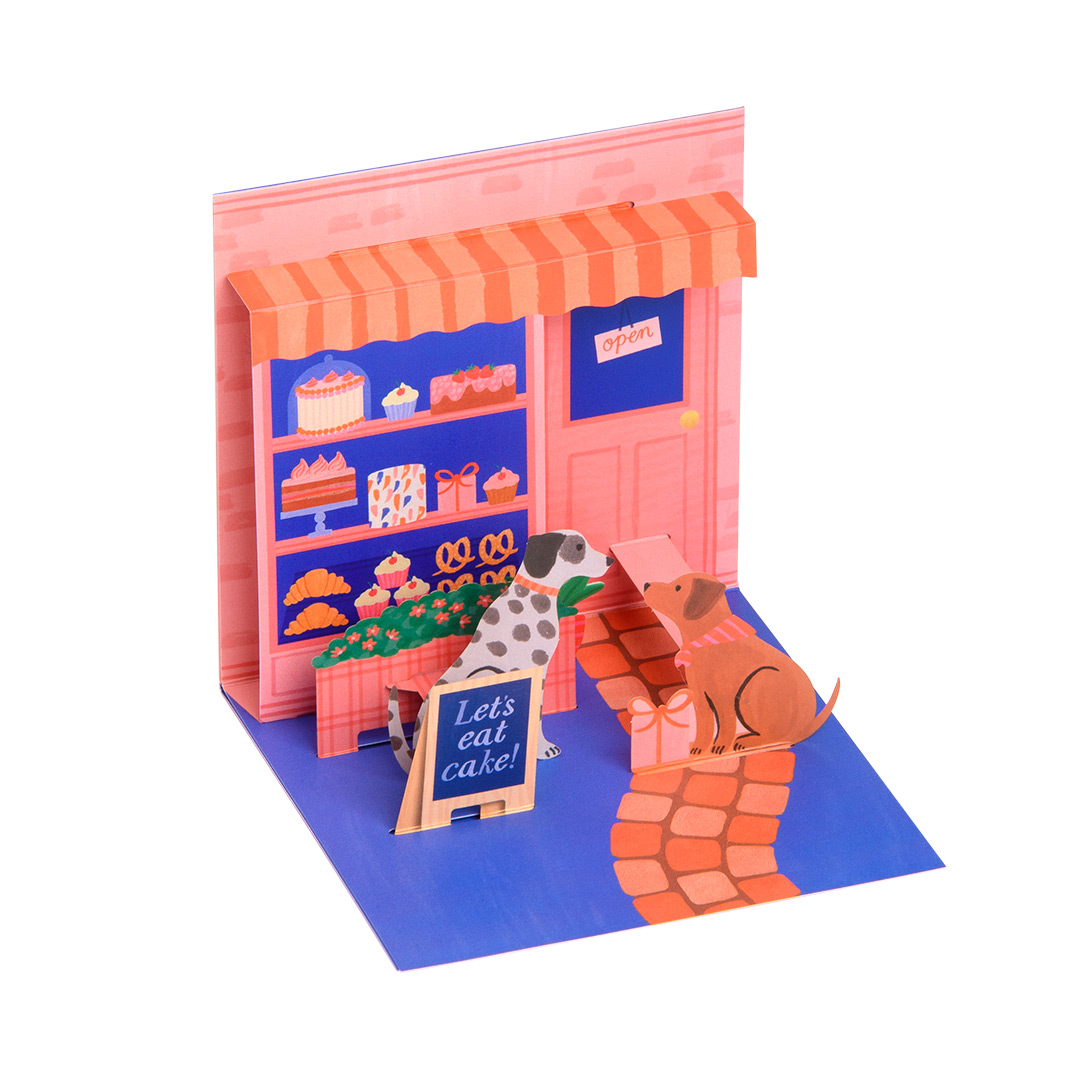Picture of Lets eat Cake Pop-up Greeting Card (13008)