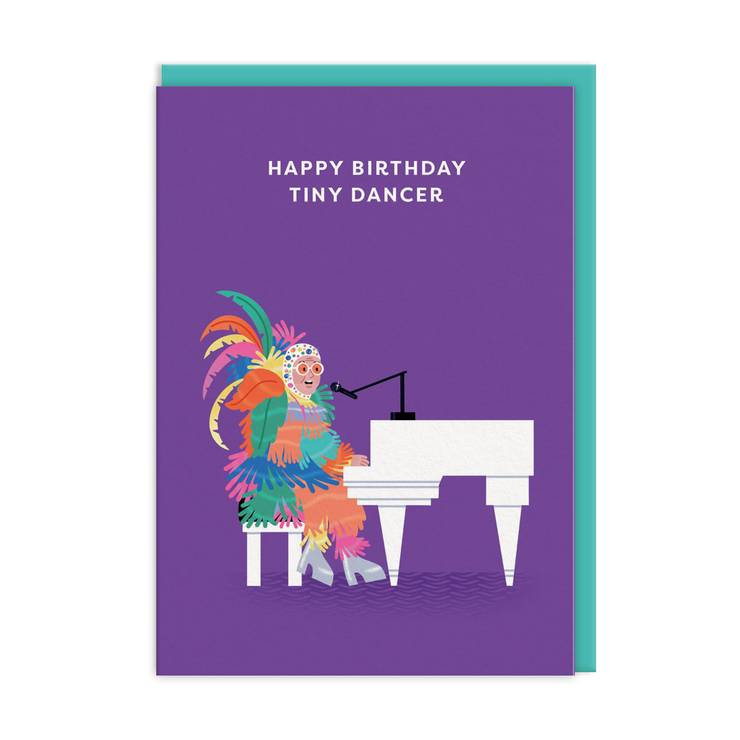 Picture of Elton John Greeting Card (13010)