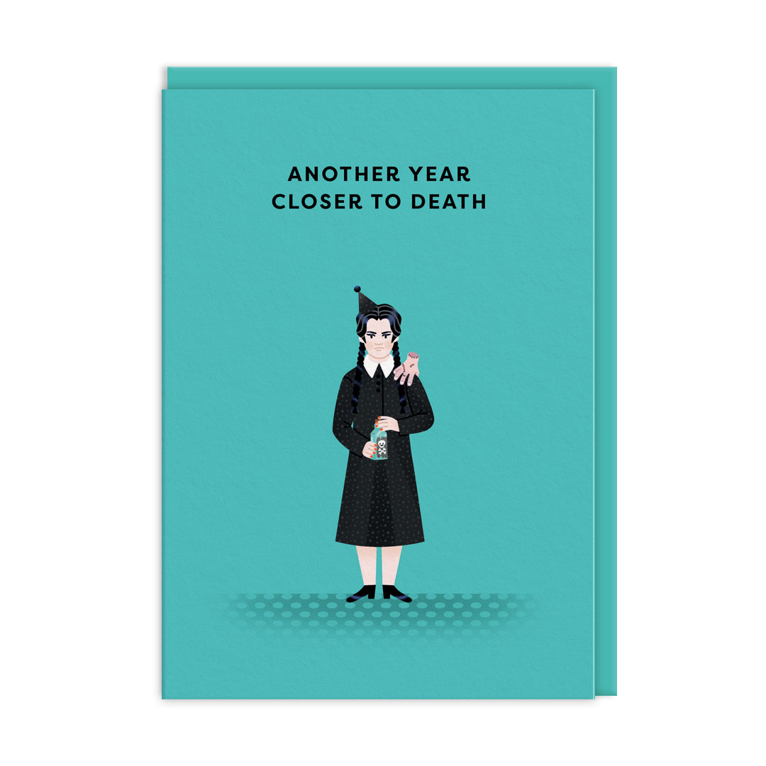 Picture of Wednesday Addams Greeting Card (13014)