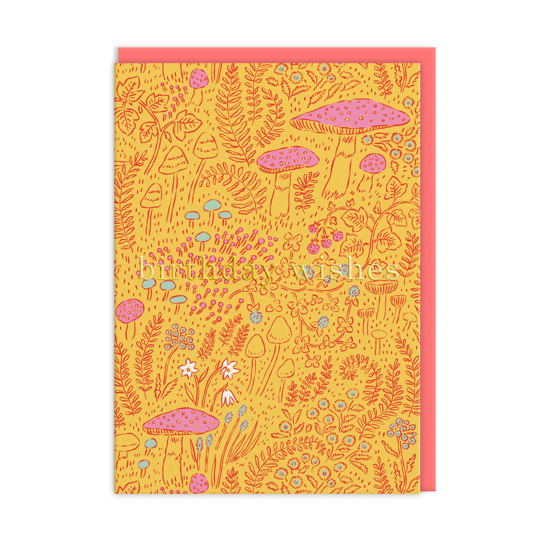 Picture of Birthday Mushrooms Greeting Card (13074)
