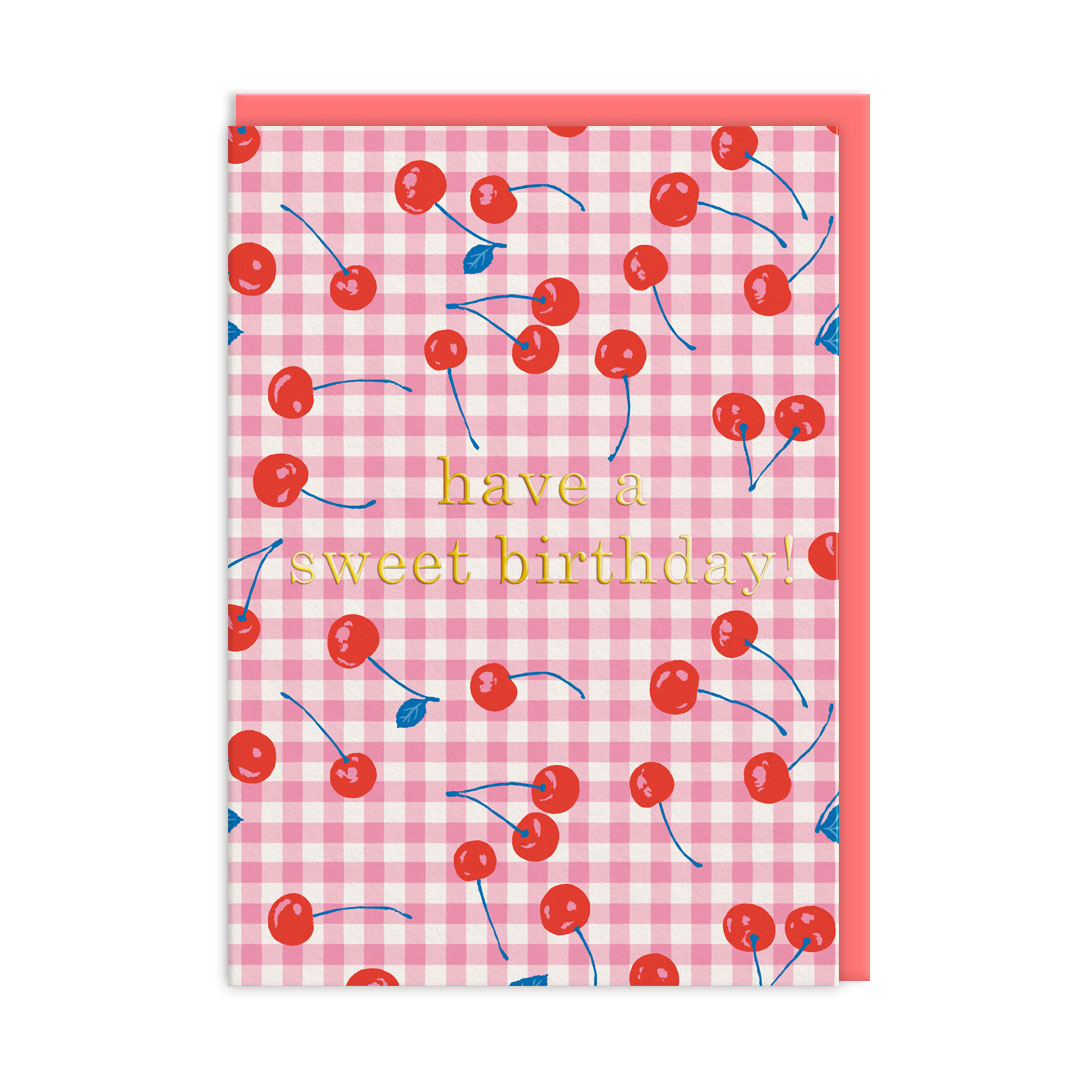 Picture of Birthday Cherries Greeting Card (13075)