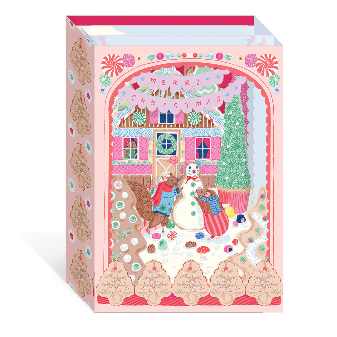 Picture of Gingerbread House Greeting Card (3D) (13078)