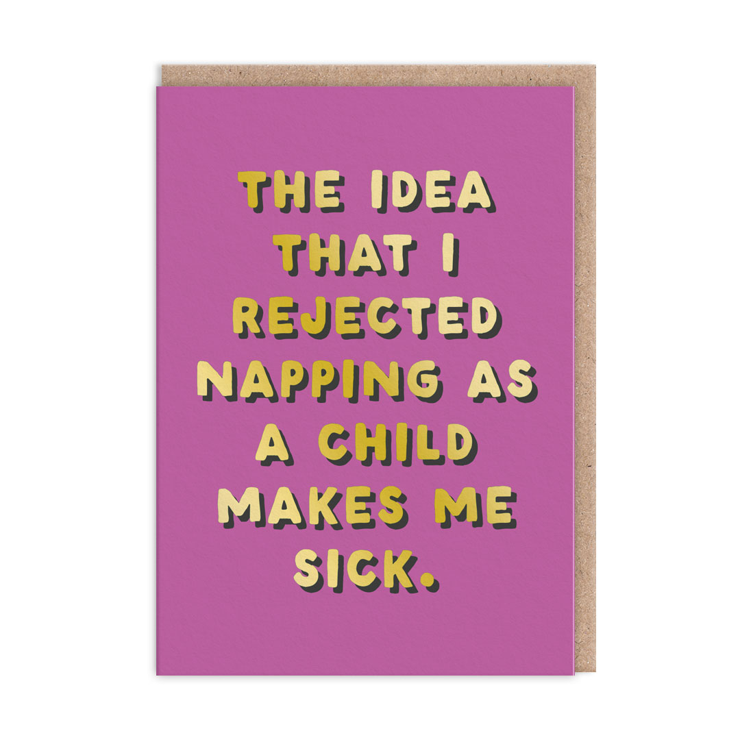 Picture of I Rejected Napping Greeting Card (13091)