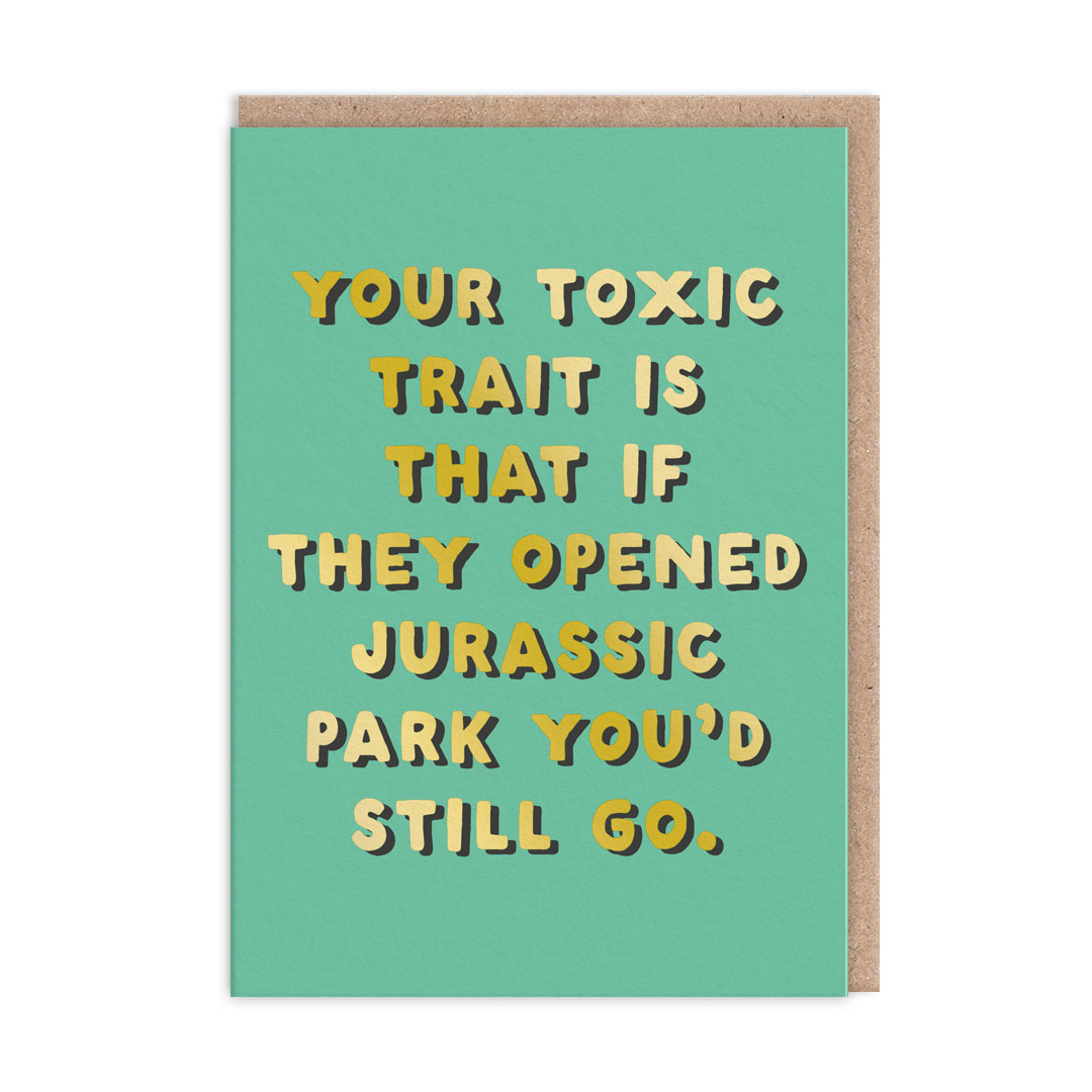 Picture of Toxic Trait Greeting Card (13096)