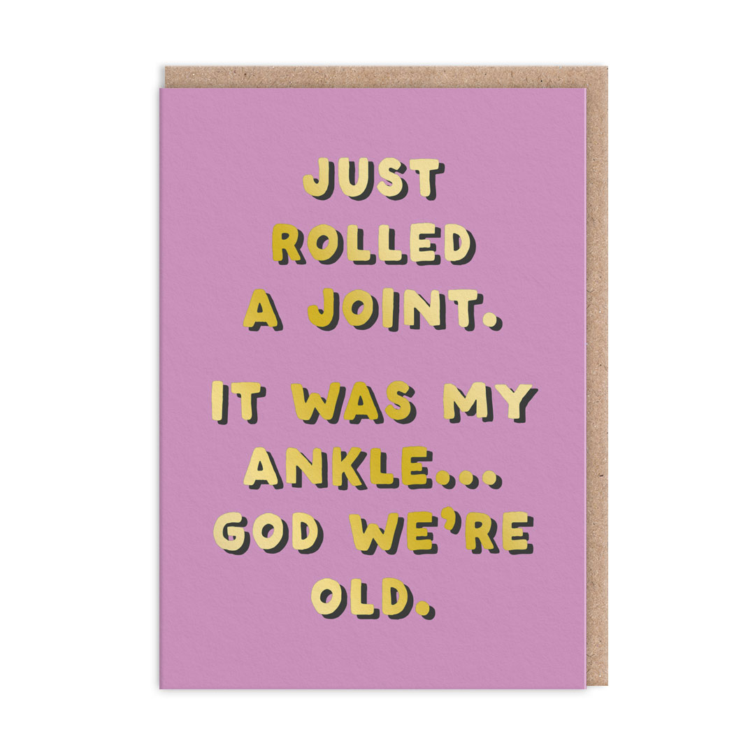 Picture of Rolled a Joint Greeting Card (13098)