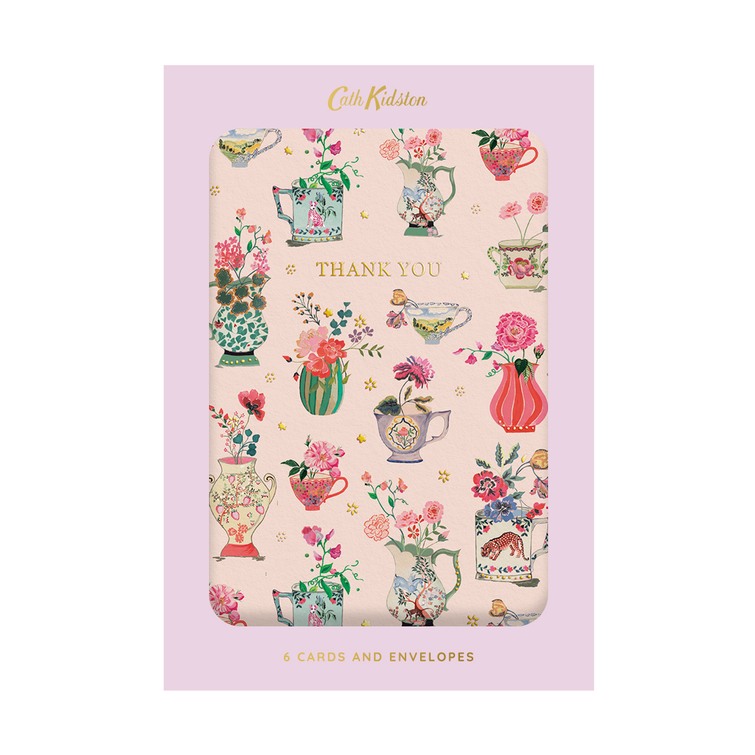 Picture of Thank You Vases Greeting Cards (Pack of 6) (13107)