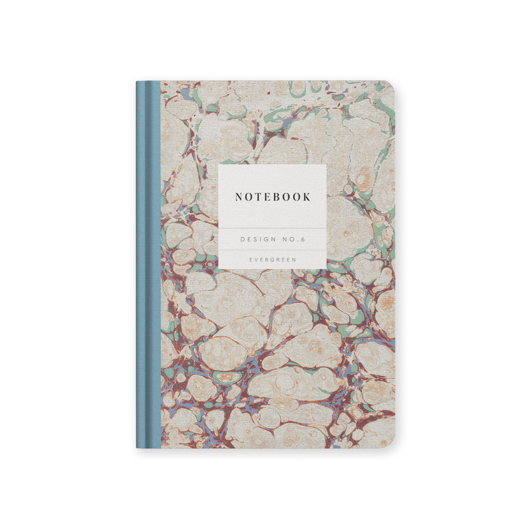 Picture of Design No.6 Marble Hardback Notebook (13120)