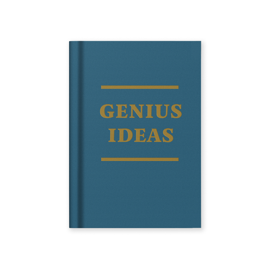 Picture of Genius Ideas Fabric Hardback Notebook (A7) (13274)