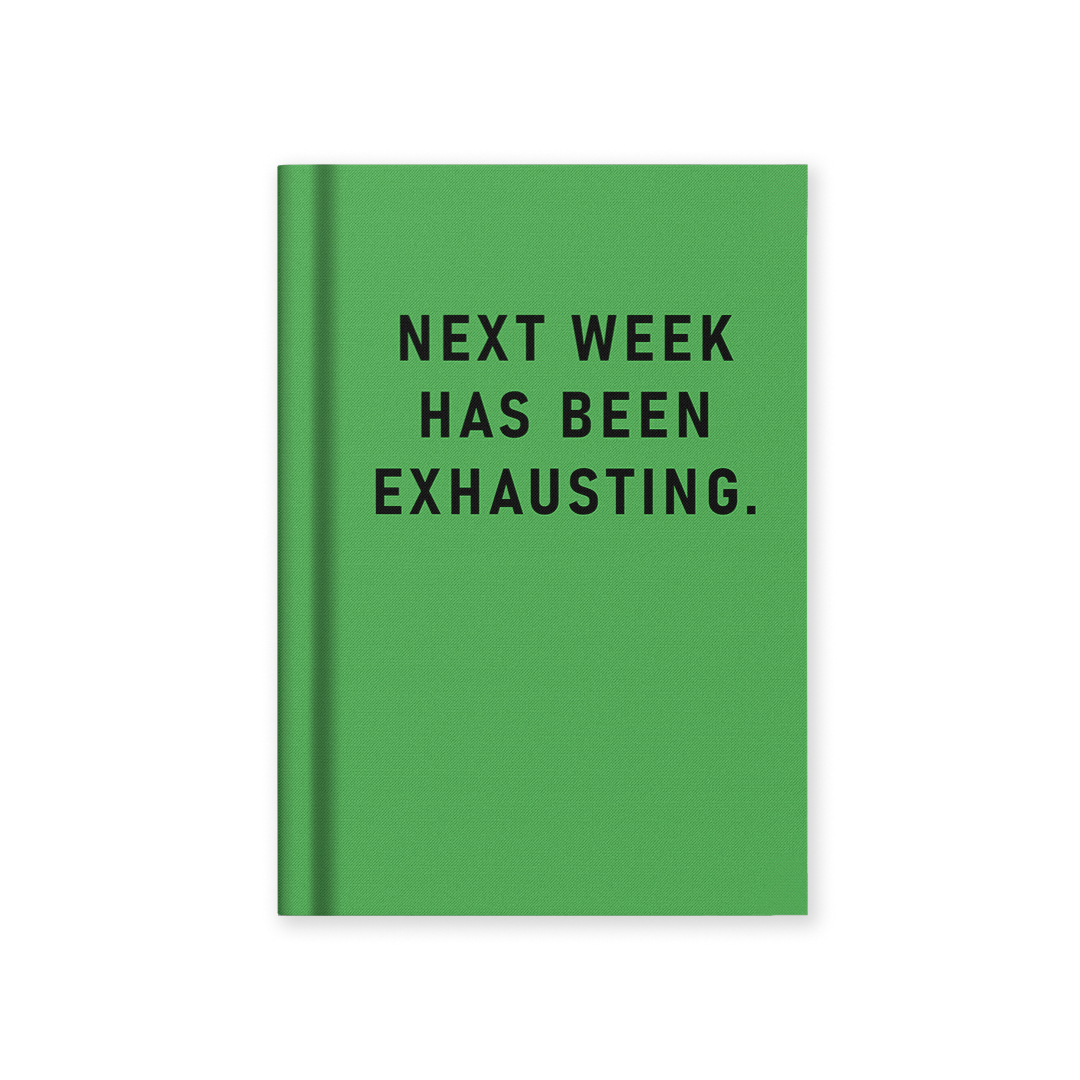 Picture of Next Week Has Been Exhausting Fabric Hardback Note