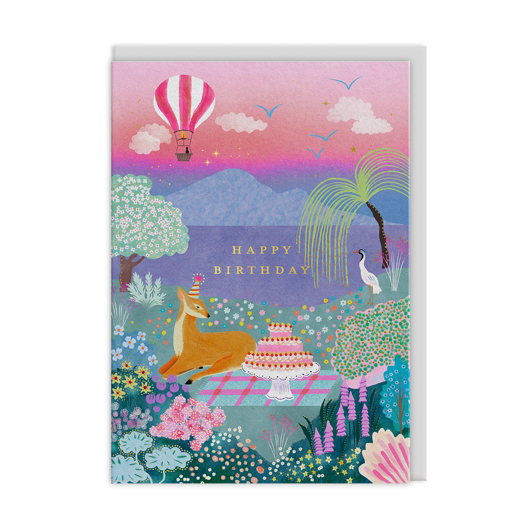 Picture of Birthday Picnic Greeting Card (13309)