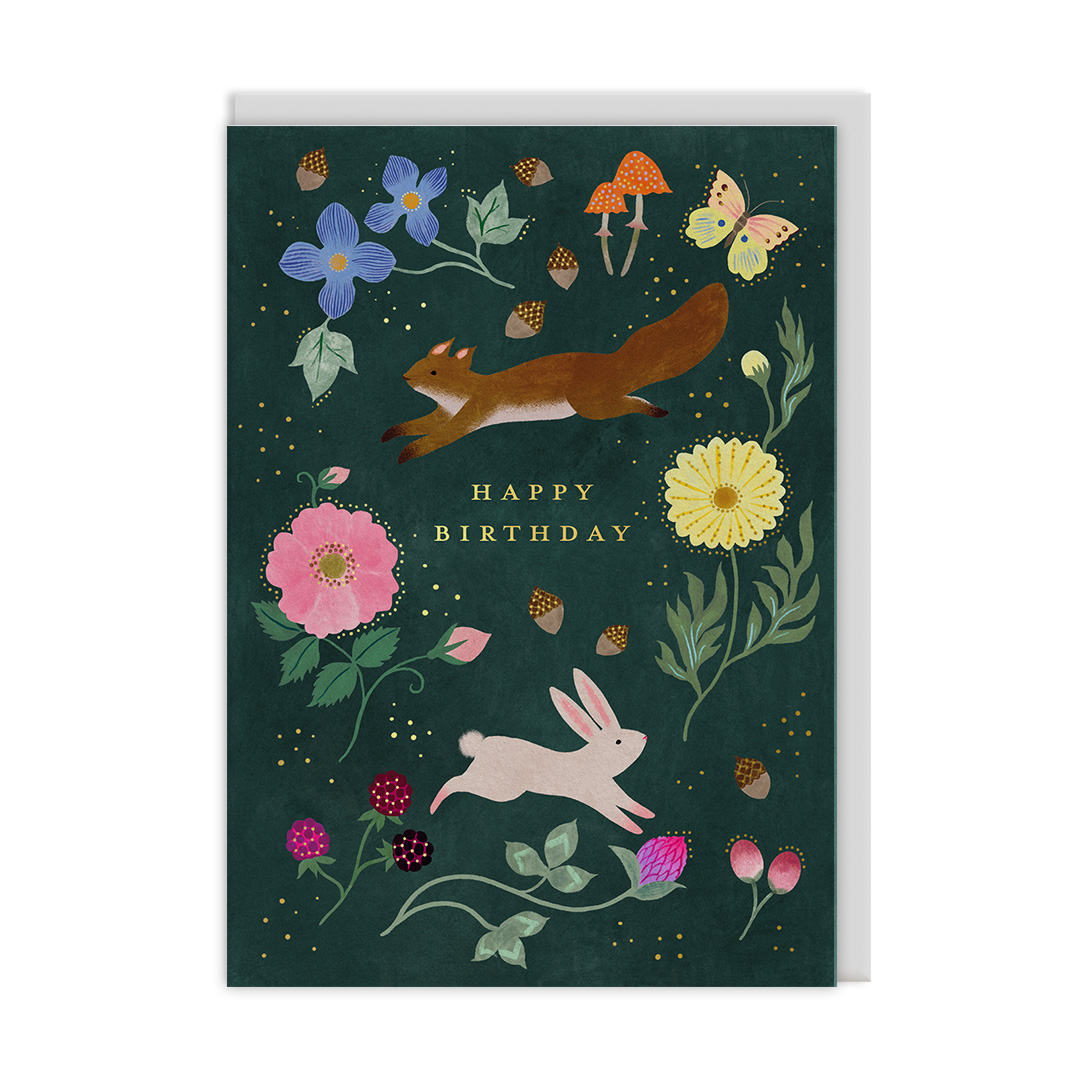 Picture of Woodland Creatures Greeting Card (13311)