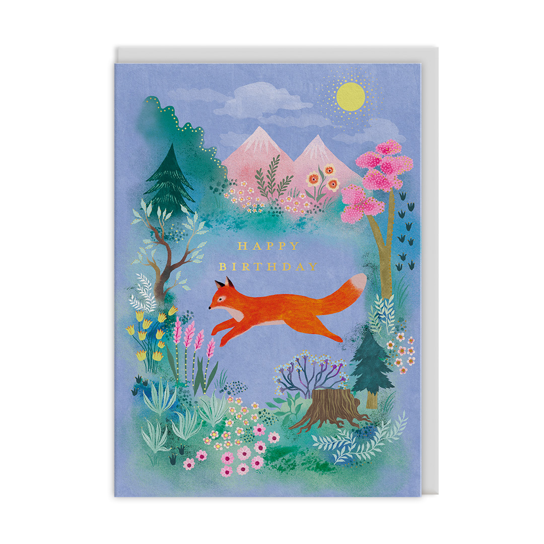 Picture of Mountain Fox Greeting Card (13312)