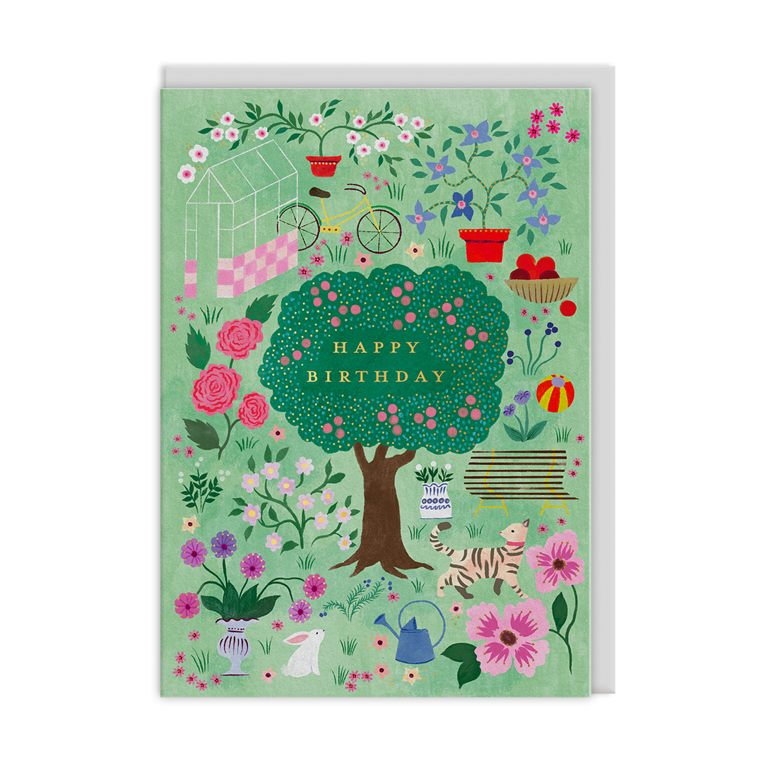 Picture of Cottage Garden Greeting Card (13314)