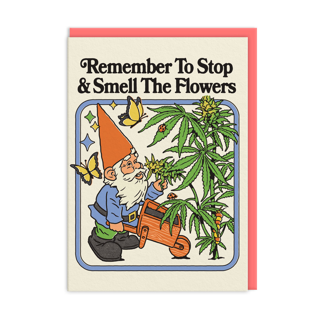 Picture of Smell The Flowers Greeting Card (13334)