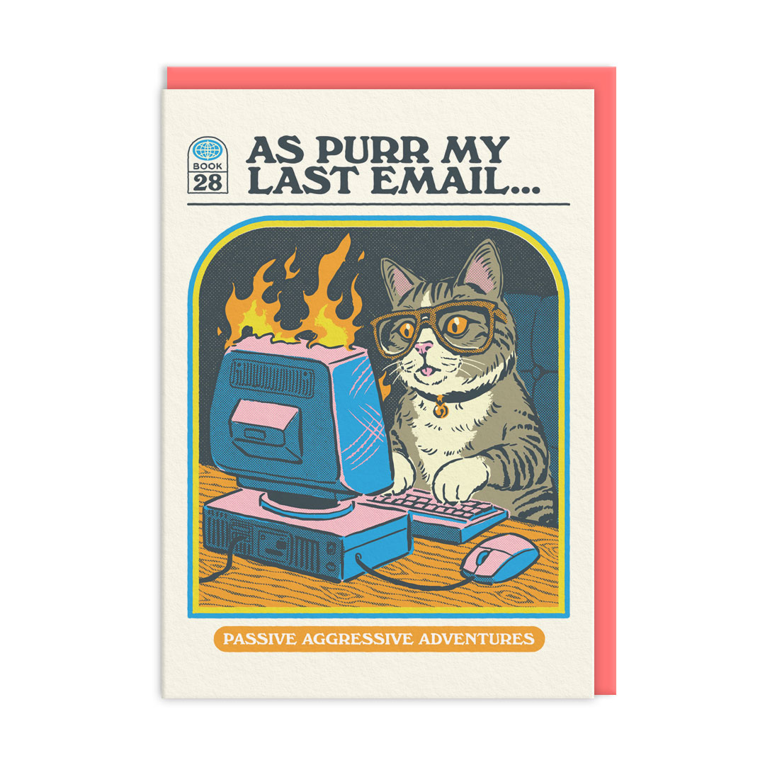Picture of As Purr My Last Email Greeting Card (13335)