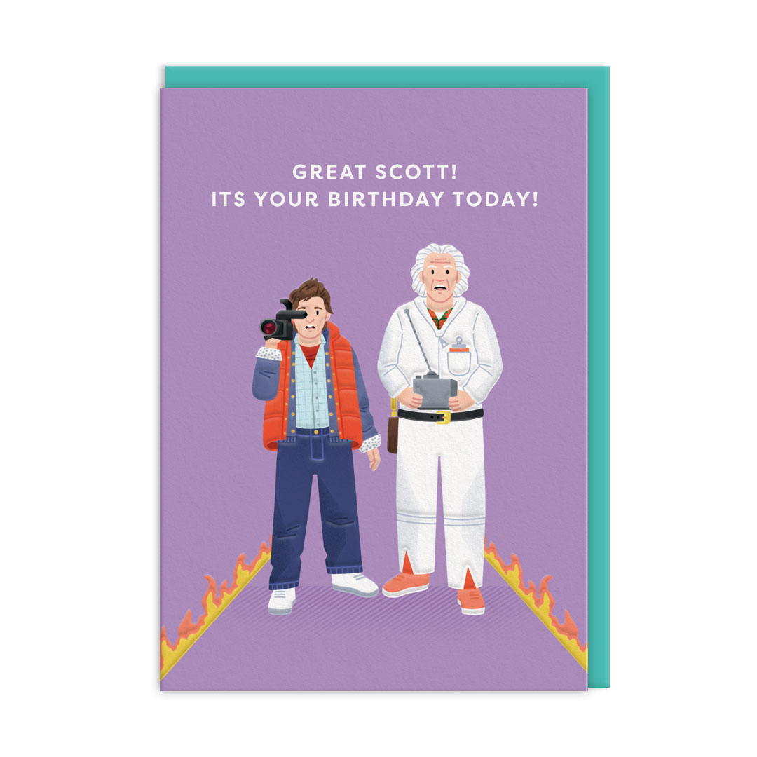 Picture of Doc and Marty Greeting Card (13341)