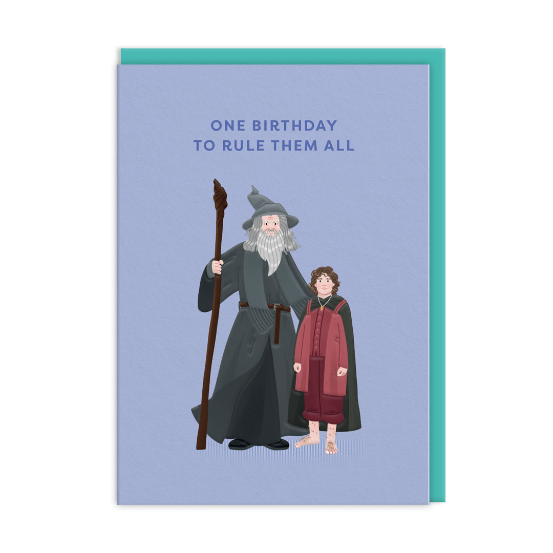 Picture of Gandalf and Frodo Greeting Card (13343)