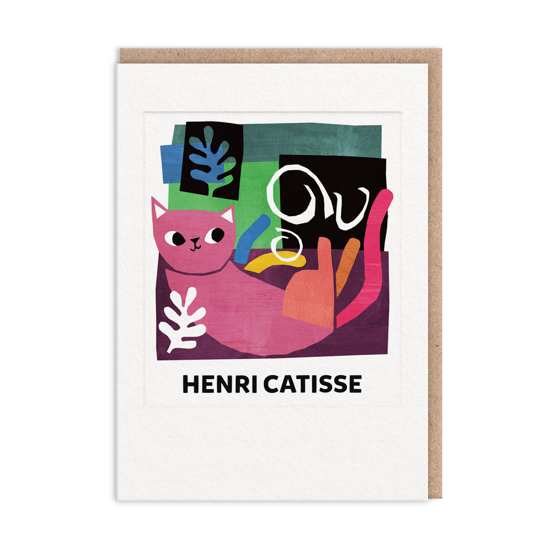 Picture of Henri Catisse Greeting Card (7x5) (13353)