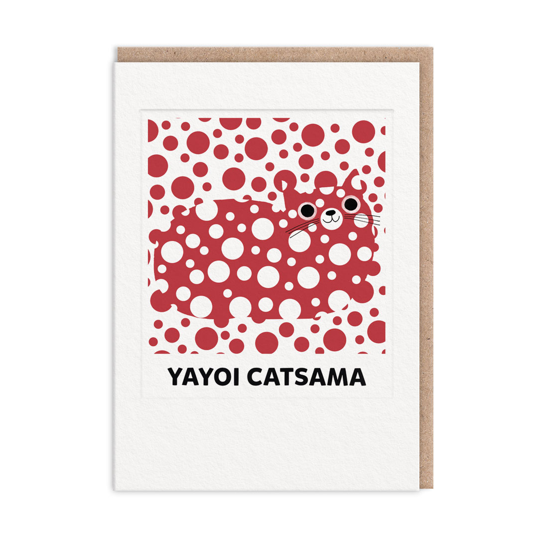Picture of Yayoi Catsama Greeting Card (7x5) (13358)