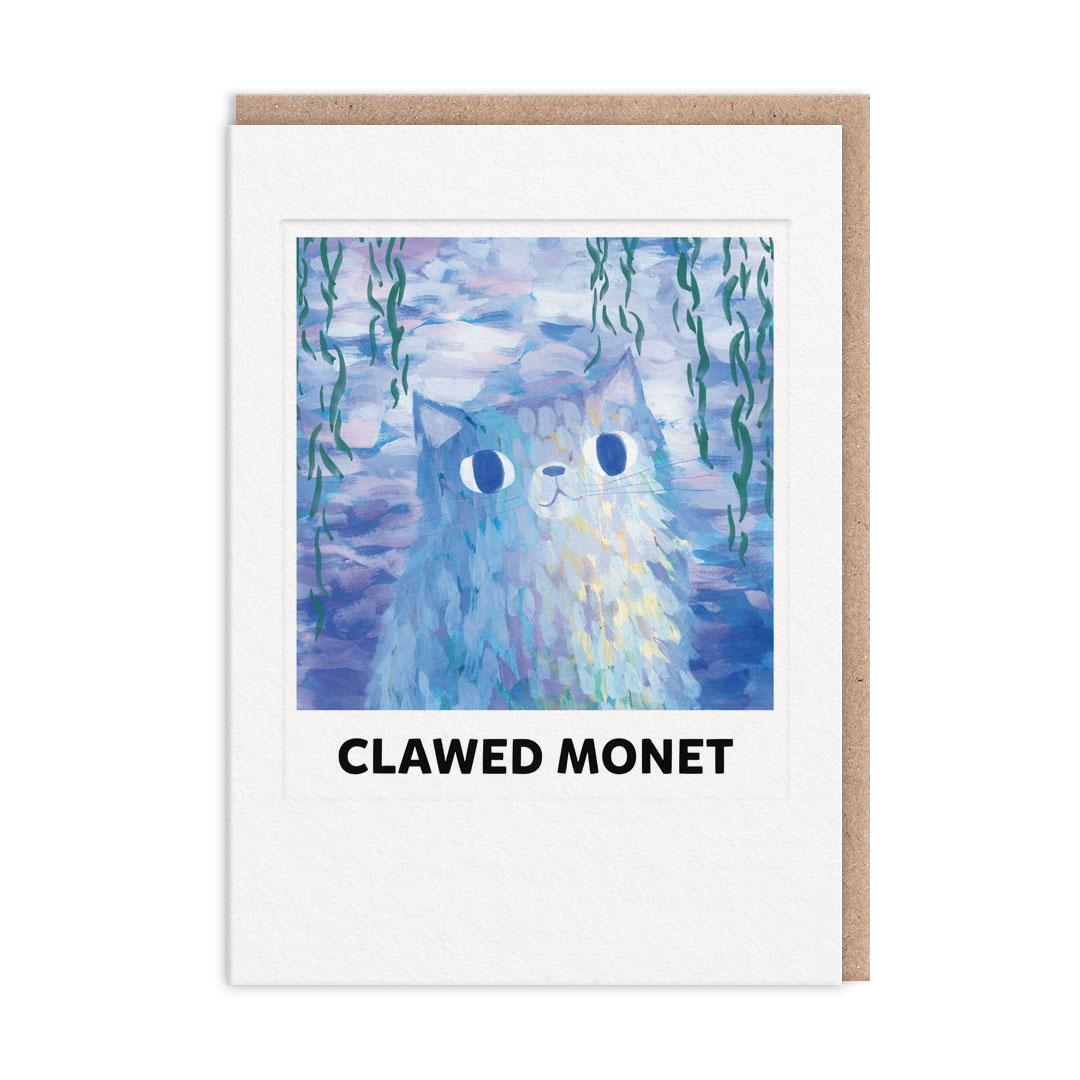 Picture of Clawed Monet Greeting Card (7x5) (13359)