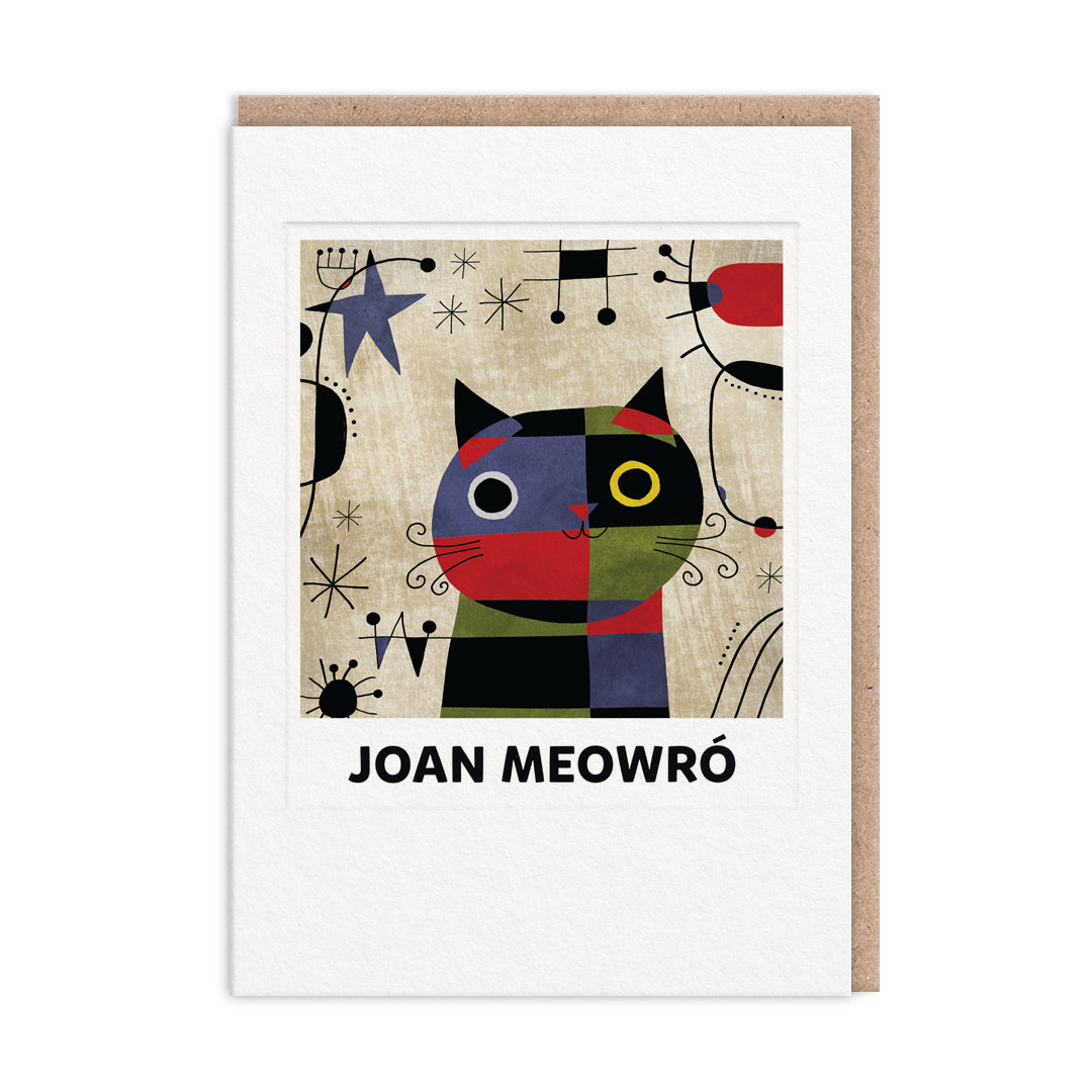 Picture of Joan Meowró Greeting Card (7x5) (13360)