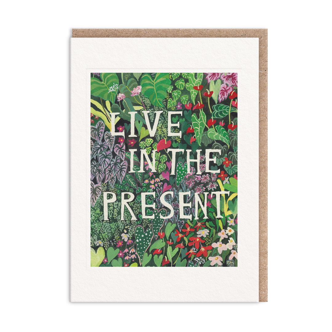 Picture of Live in the Present Greeting Card (13391)