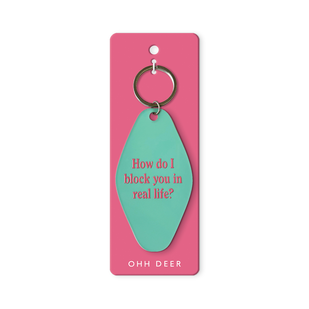 Picture of Block You in Real Life Keyring (13395)