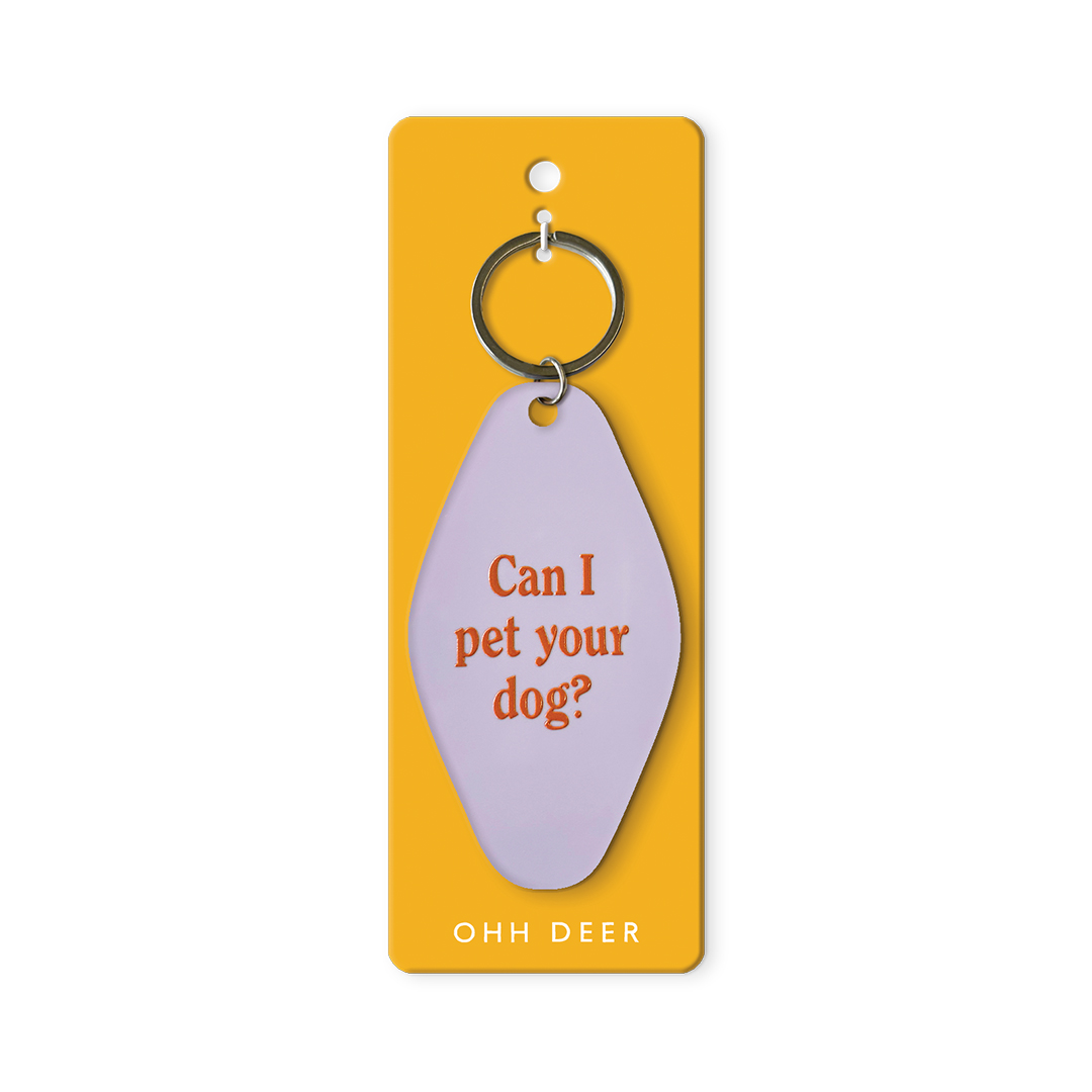 Picture of Pet Your Dog Keyring (13398)