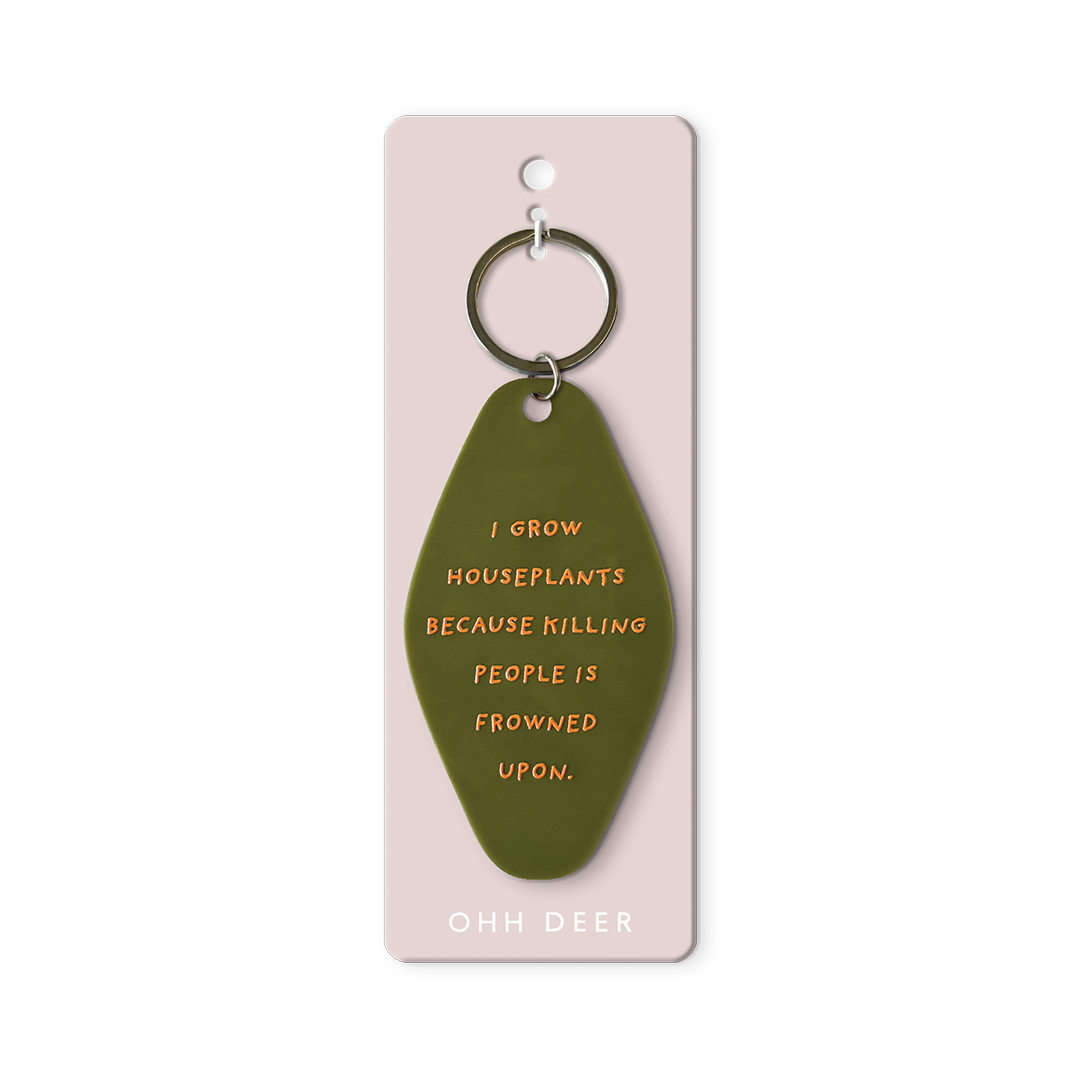 Picture of I Grow Houseplants Keyring (13399)