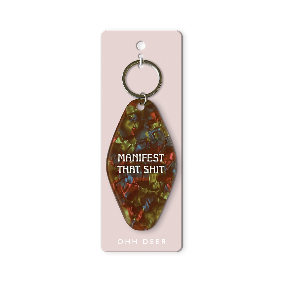Picture of Manifest That Shit Keyring (13400)