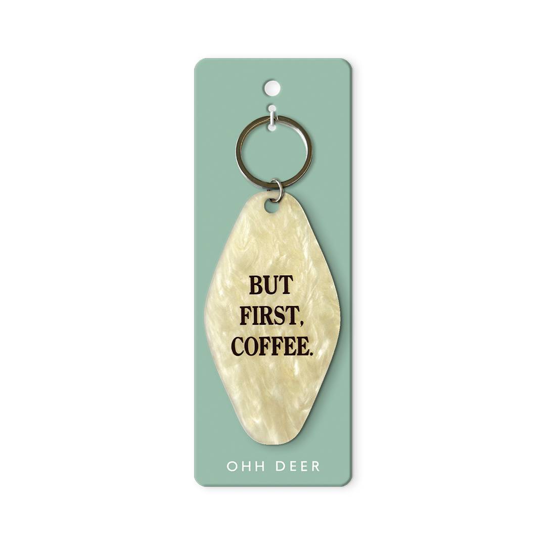 Picture of But First Coffee Keyring (13403)