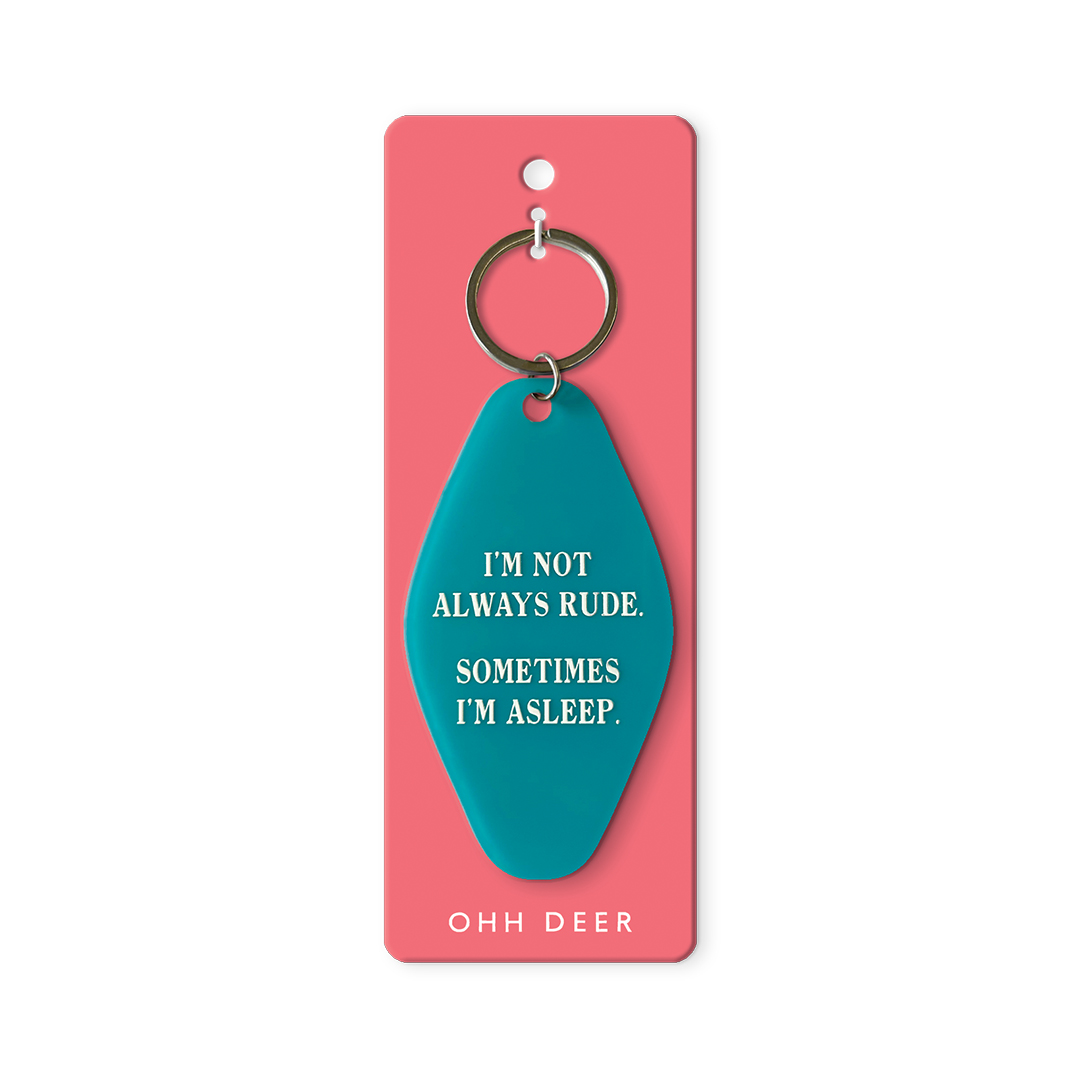 Picture of Sometimes I'm Asleep Keyring (13408)