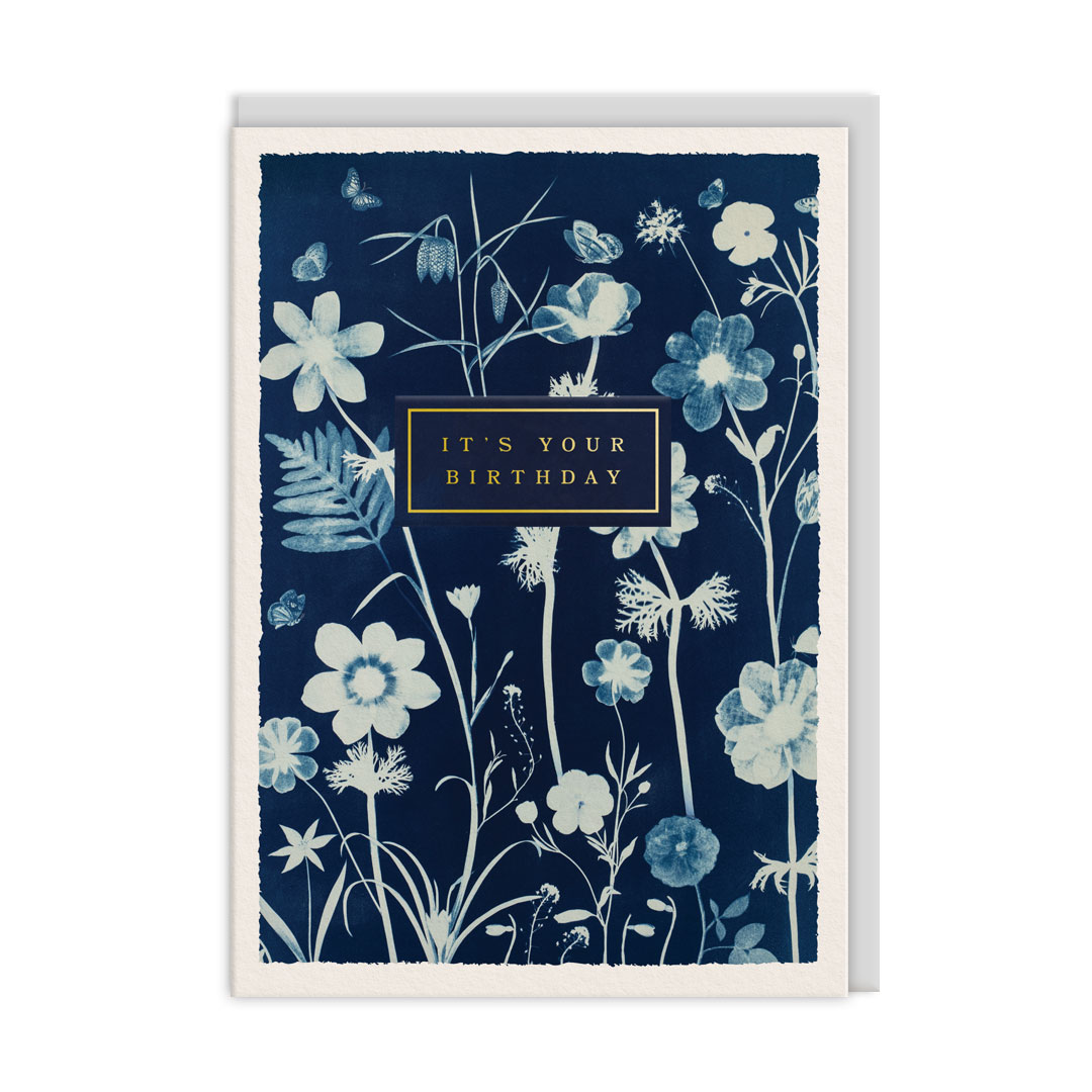 Picture of It's Your Birthday Anenomes Greeting Card (13437)