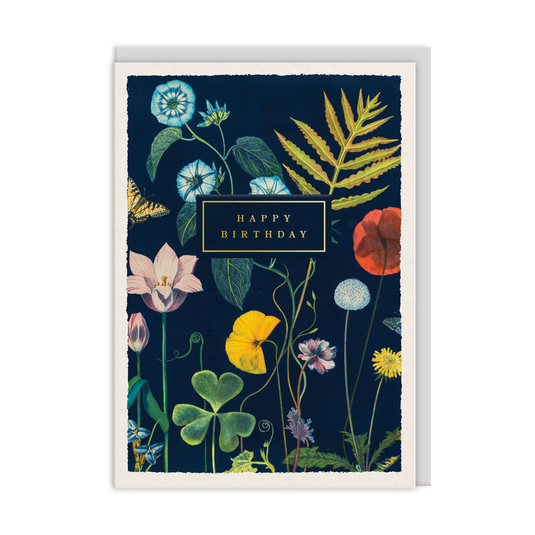 Picture of Birthday Poppies Greeting Card (13441)