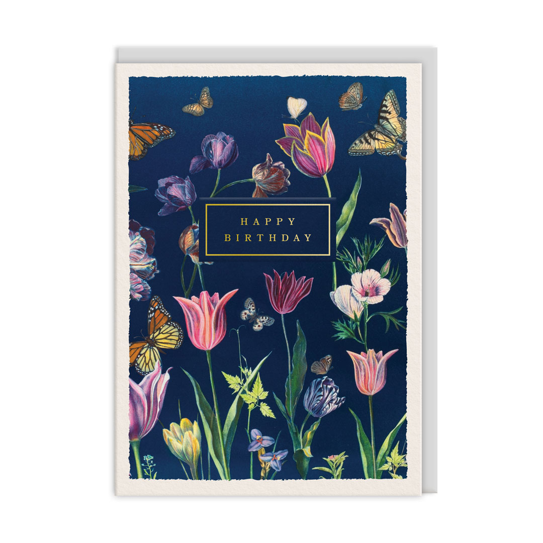 Picture of Birthday Tulips Greeting Card (13442)