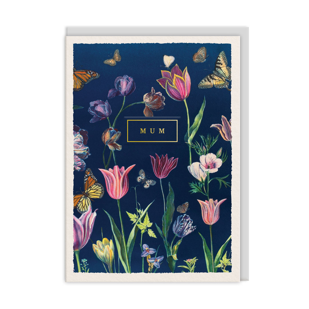 Picture of Mum Botanical Greeting Card (13458)