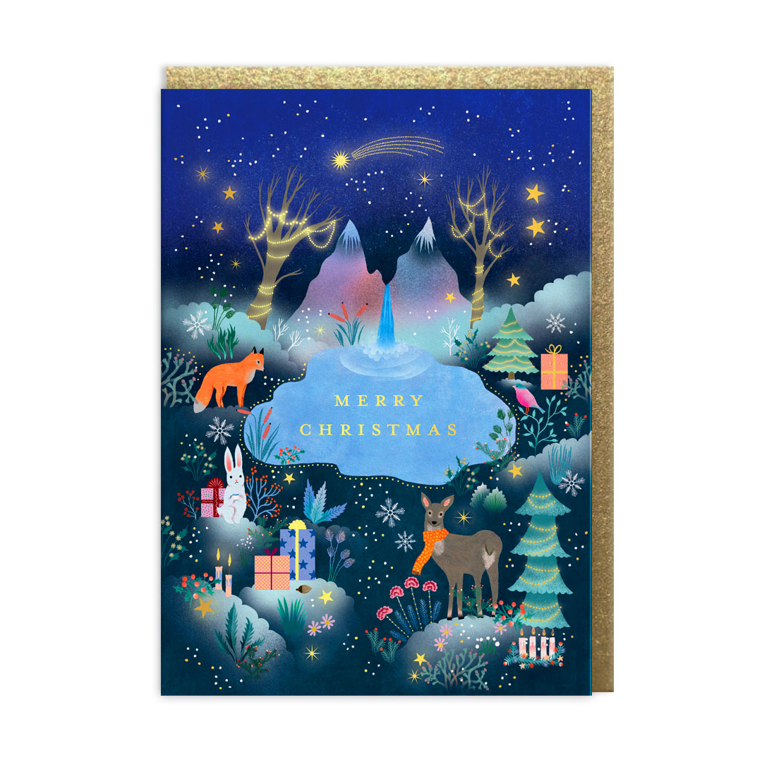 Picture of Christmas Forest Greeting Card (13475)