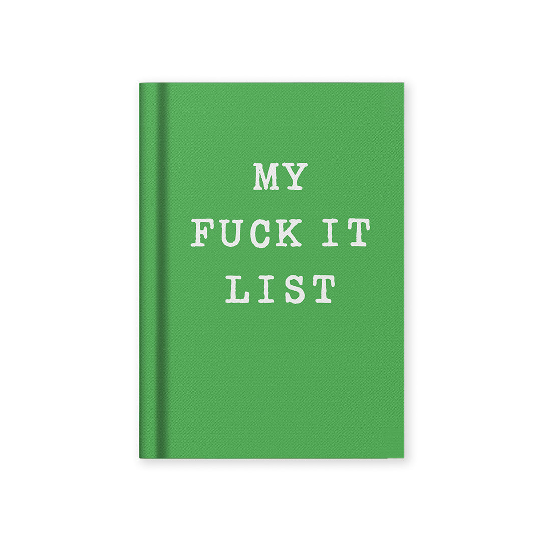 Picture of My Fuck It List Fabric Hardback Notebook (13496)