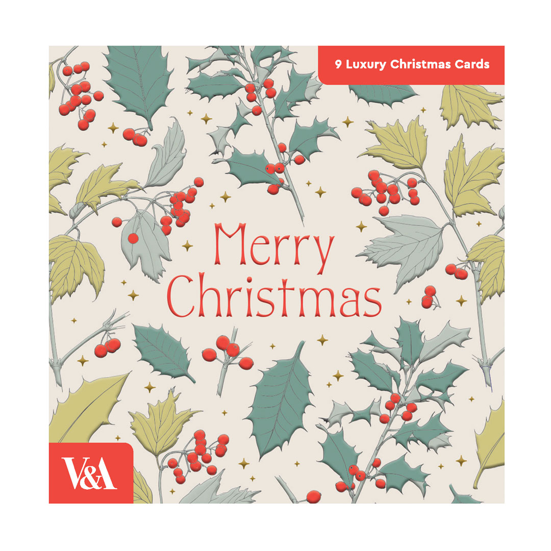 Picture of V&A Festive x 3 Designs SQ Pack of 9 (13569)