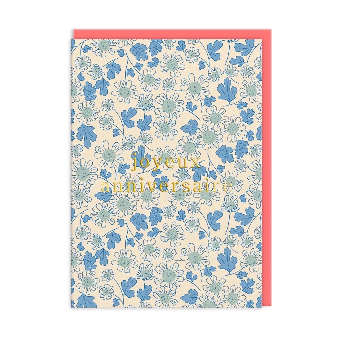 Picture of Joyeux Anniversaire Greeting Card (13586)