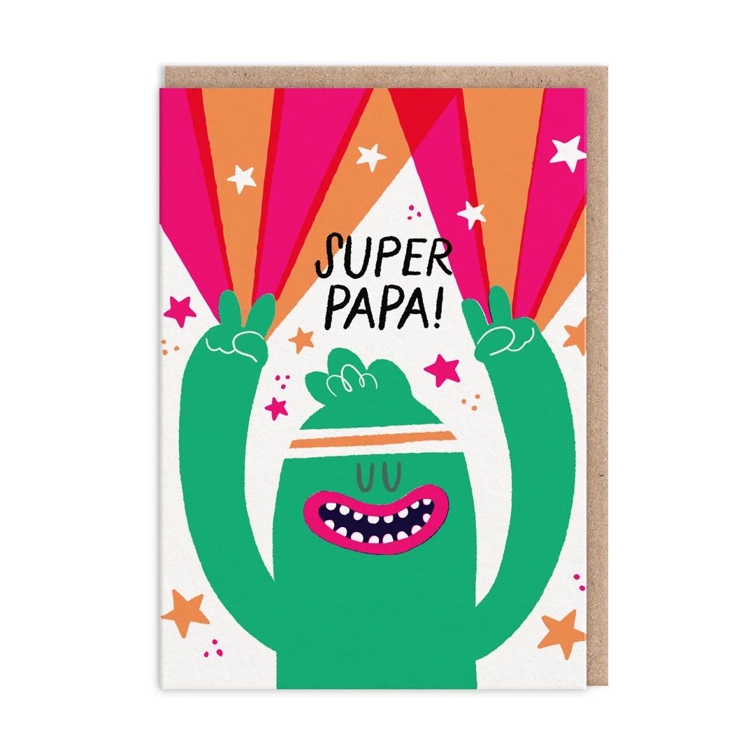 Picture of Bravo Dad Moster Greeting Card (13590)